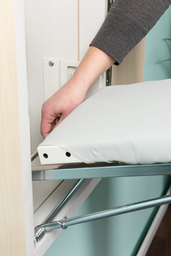Iron-A-Way electric ironing center