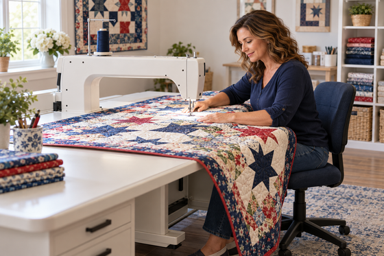 Sit-Down Quilting Machines