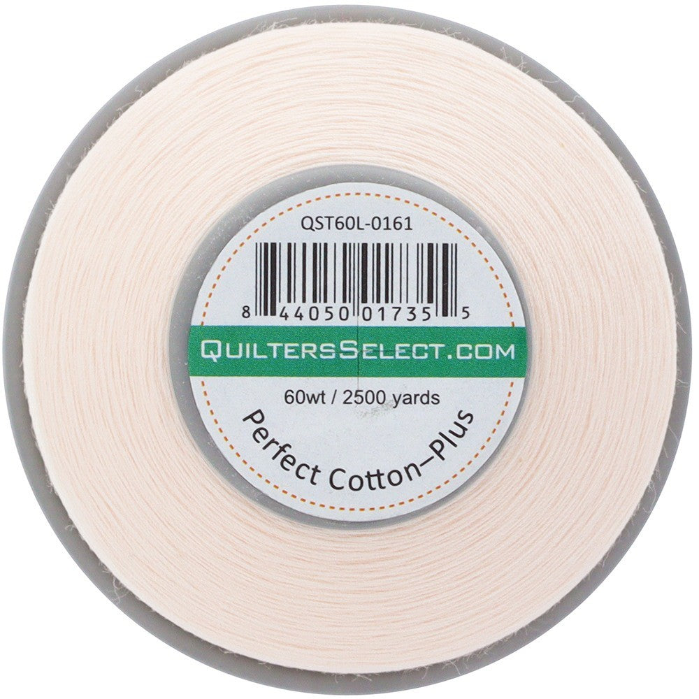 Quilters Select Perfect Cotton Plus 60wt Thread — Porcelain, 2,500 ...