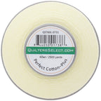 Quilters Select Perfect Cotton Plus 60wt Thread — Shale, 2,500 Yards — spool label view