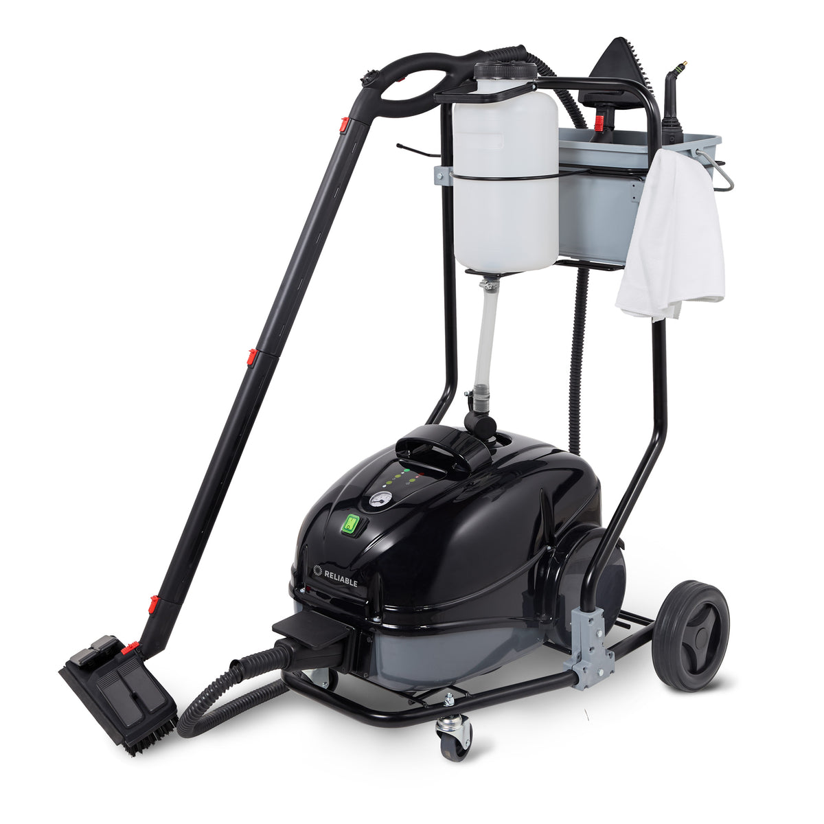 Brio Pro 1000CC steam cleaner with 1100CT trolley