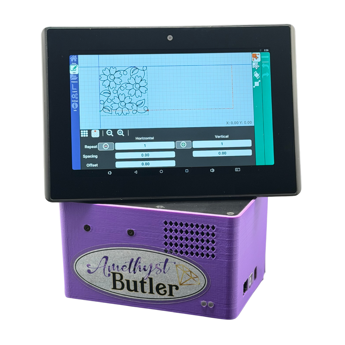 Butler Amethyst Entry-Level Quilting Robotics with 8" EPC Display For Mid Size Long Arm Quilting Machines – additional product view 6
