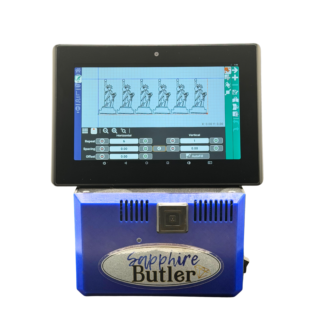 Butler Sapphire Edition Quilting Robotics with 8" EPC Display For Mid & Long Arm Quilting Machines – additional product view 7