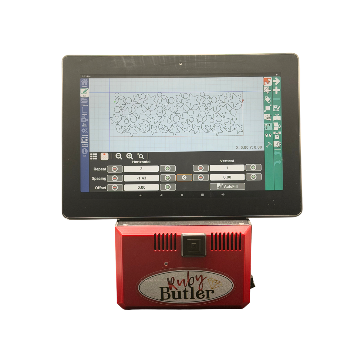 Butler Ruby Edition Quilting Robotics with 12" EPC Display For Mid & Long Arm Quilting Machines – additional product view 10