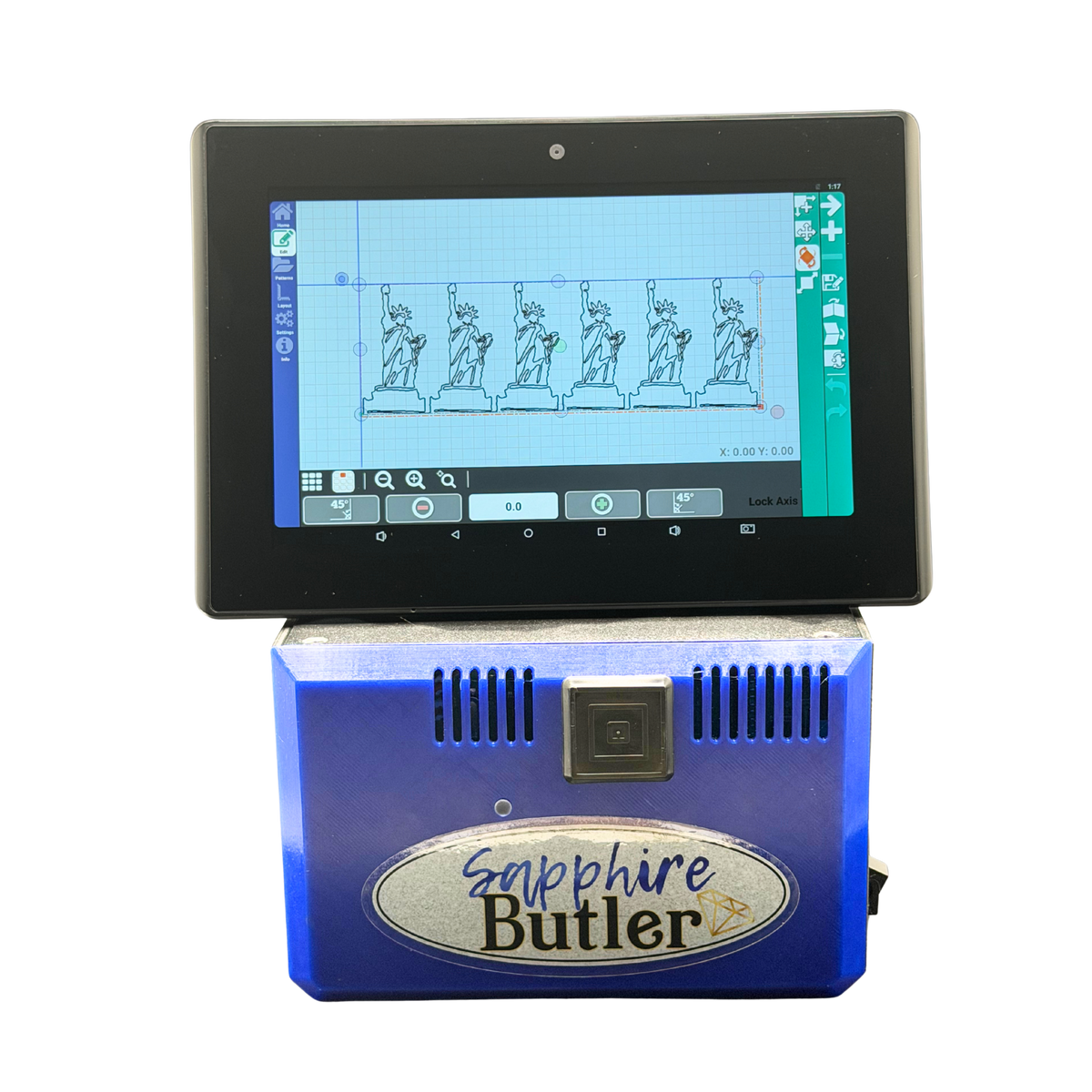 Butler Sapphire Edition Quilting Robotics with 8" EPC Display For Mid & Long Arm Quilting Machines – additional product view 6