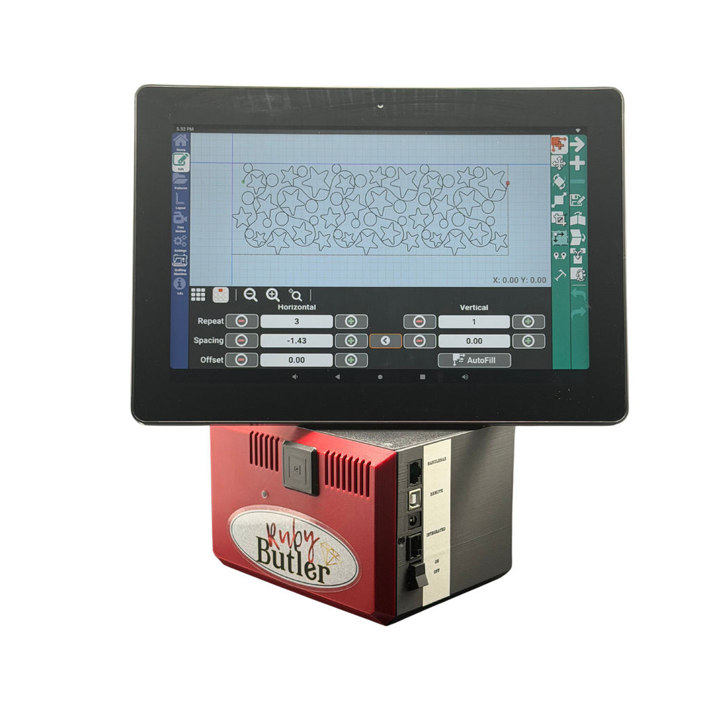 Butler Ruby Edition Quilting Robotics with 12" EPC Display For Mid & Long Arm Quilting Machines – additional product view 6