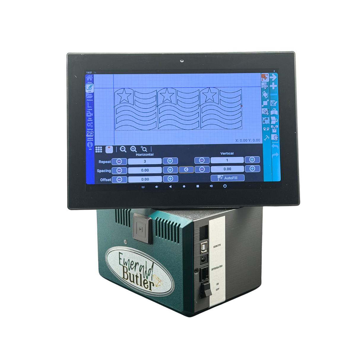 Butler Emerald Edition Quilting Robotics with 10" EPC Display For Mid & Long Arm Quilting Machines – additional product view 4