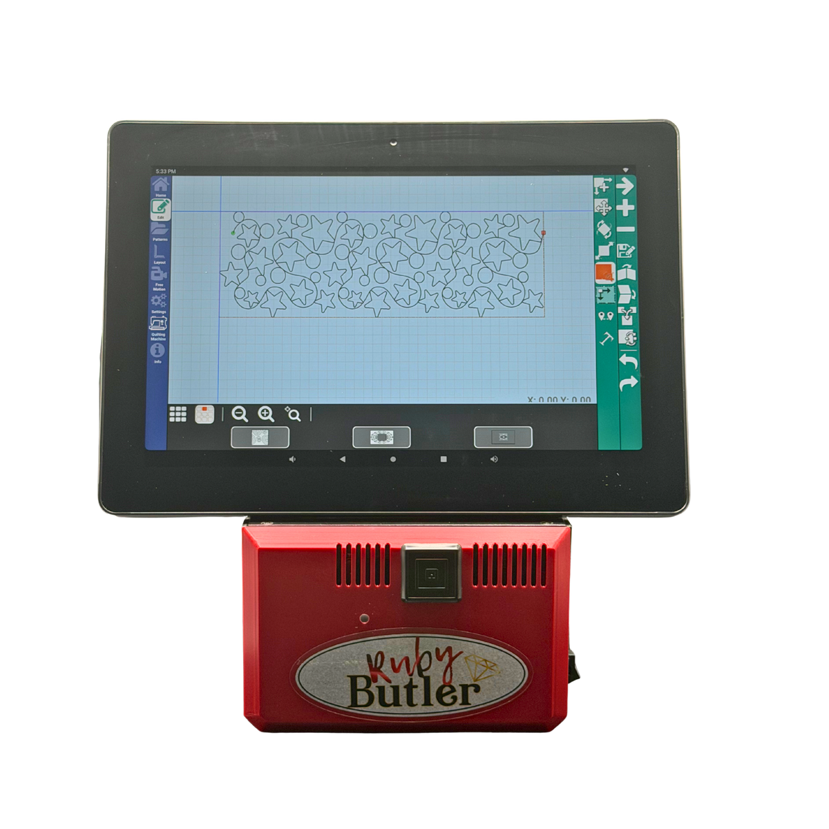 Butler Ruby Edition Quilting Robotics with 12" EPC Display For Mid & Long Arm Quilting Machines – additional product view 7