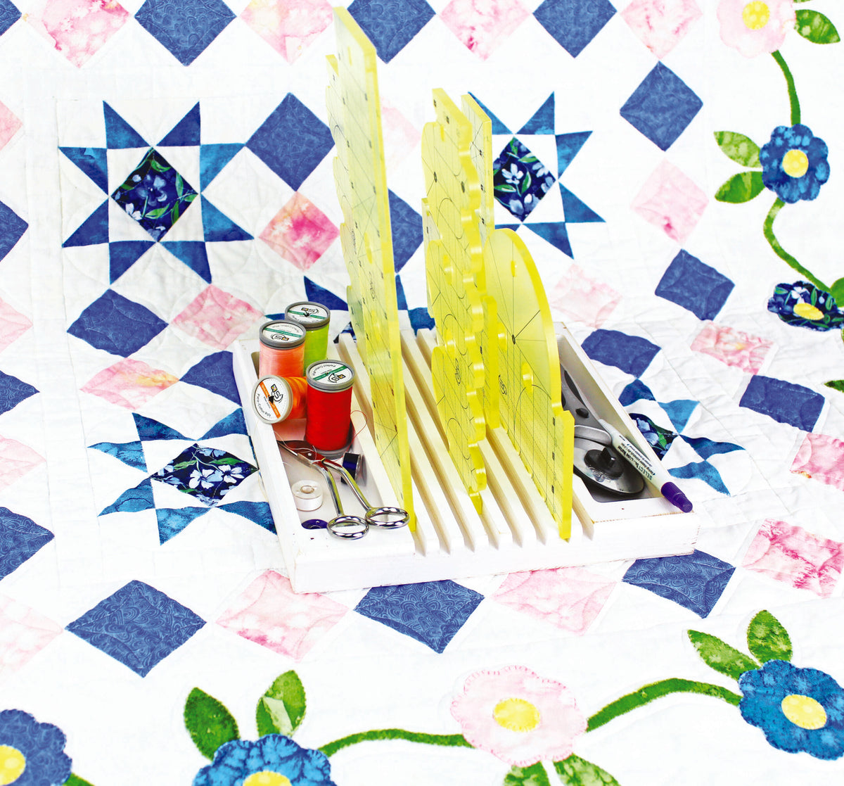 Quilters Select holder for 6mm machine quilting rulers