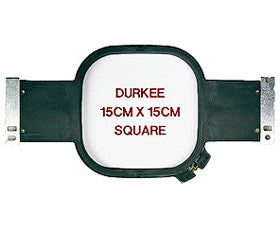 Durkee 15cm Square Hoop, 360 Needle Spacing, Tajima, Brother & Toyota Compatible product image