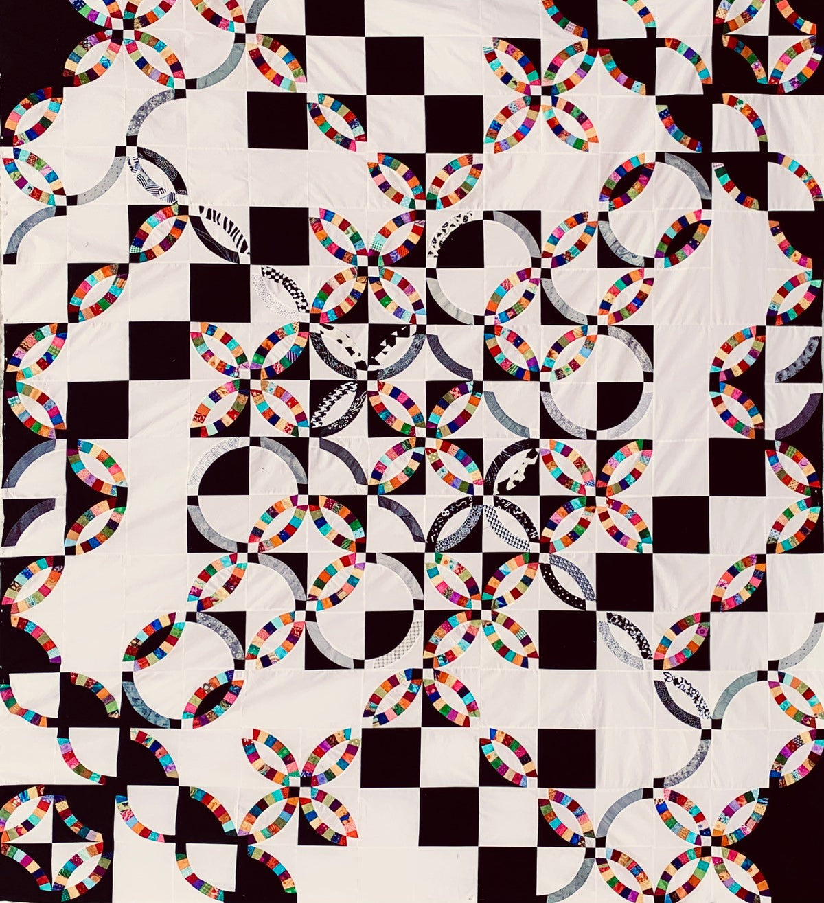 Blissful Spirits Wedding Ring Quilt Pattern by Kate Quinn