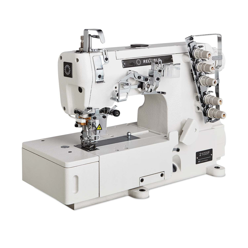 Reliable 2100IF direct-drive flatbed coverstitch machine