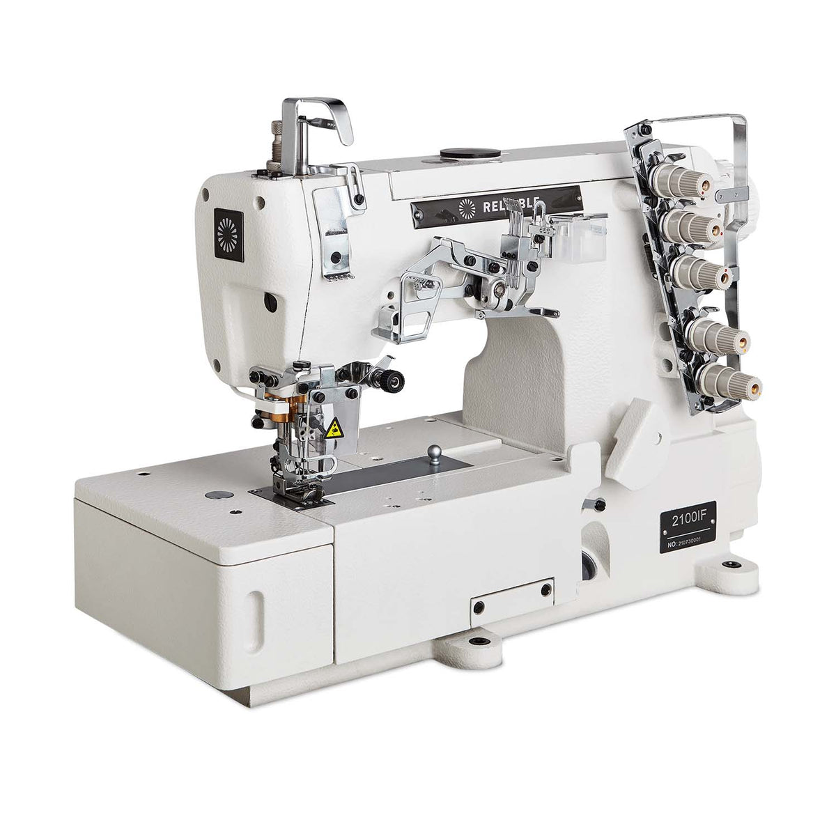 Reliable 2100IF direct-drive flatbed coverstitch machine