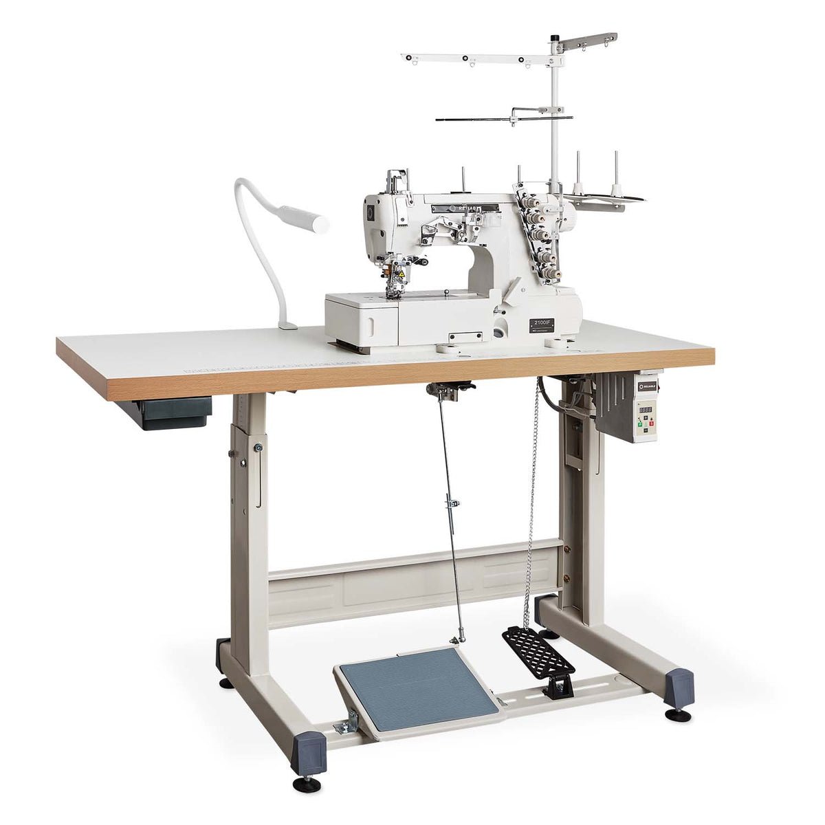 Reliable 2100IF complete with industrial table and stand