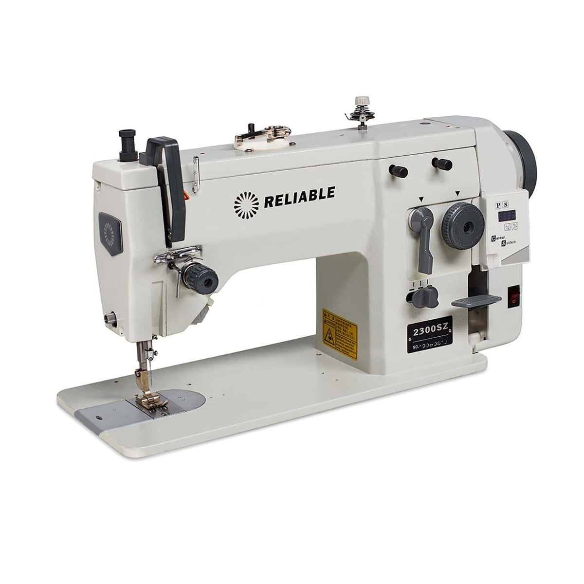 Reliable 2300SZ direct-drive zig-zag industrial sewing machine