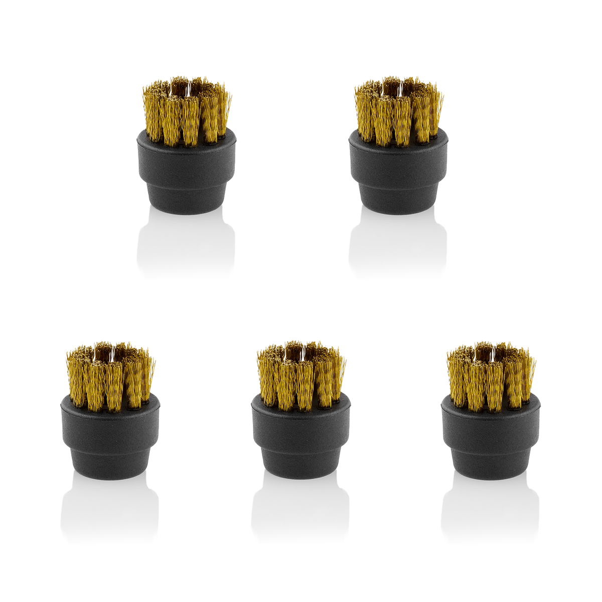 Reliable 1000CCA30B 30mm Brass Brush for Brio Pro 1000CC, 5 Pack