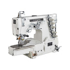 Reliable 3100IC direct-drive cylinder-bed coverstitch industrial sewing machine with table and stand