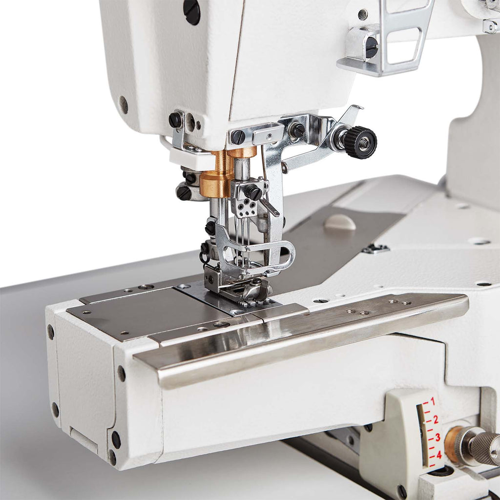 Reliable 3100IC two- or three-needle coverstitch configuration