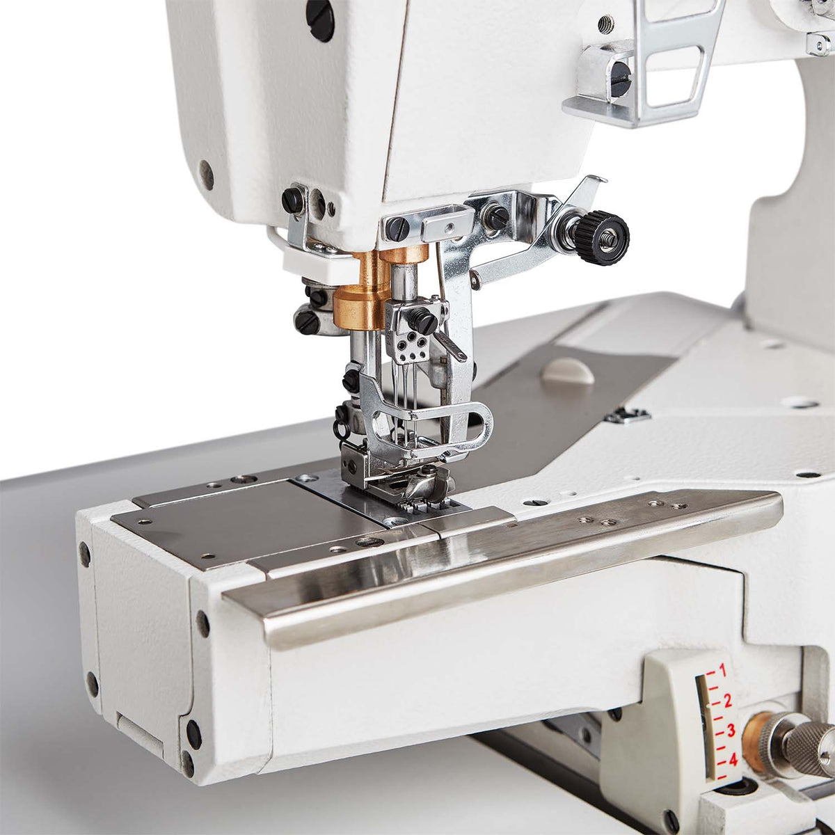 Reliable 3100IC two- or three-needle coverstitch configuration