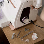 HUSQVARNA VIKING AMBER Air S 600 Coverlock Machine, additional product view