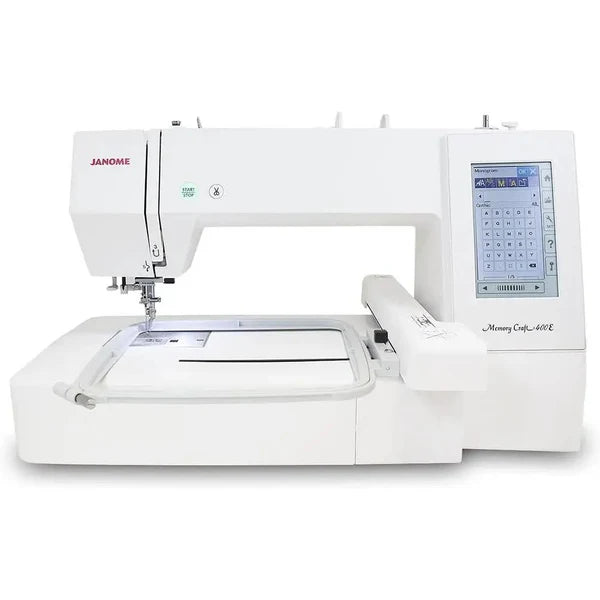 Janome Memory Craft 400E Embroidery Machine (MC400E)
