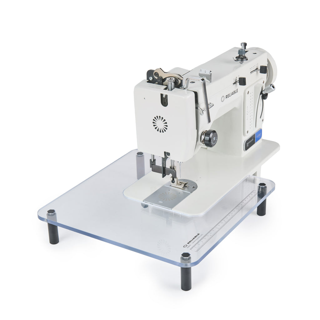 Barracuda Fit 500BZ mounted on clear extension table