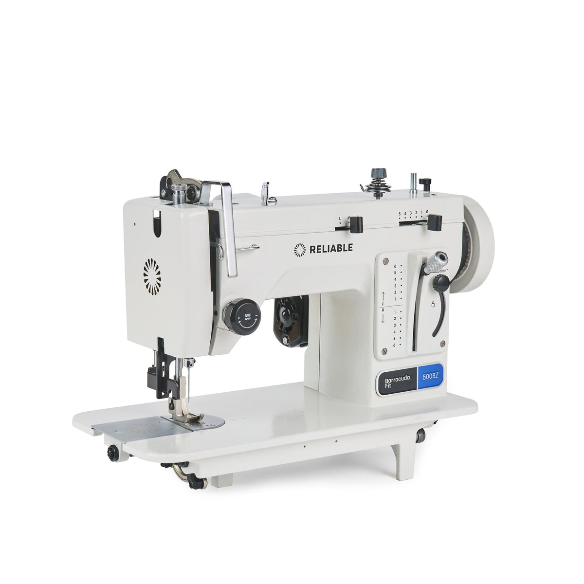 Reliable Barracuda Fit 500BZ portable zigzag walking-foot sewing machine