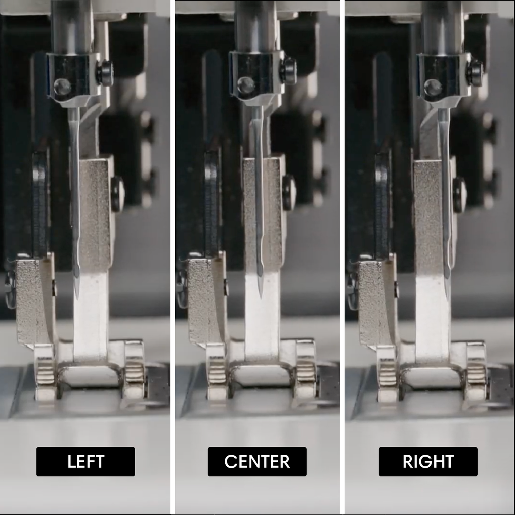 Barracuda Fit 500BZ left center right needle position control