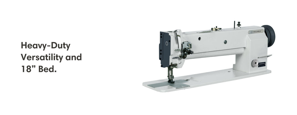 Reliable 5400TW built-in bobbin winder and machine detail