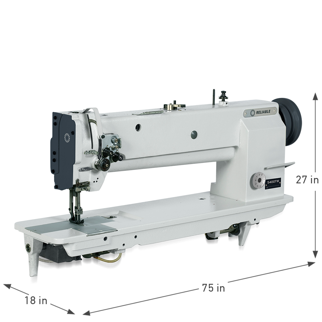 Reliable 5400TW complete table and stand dimensions