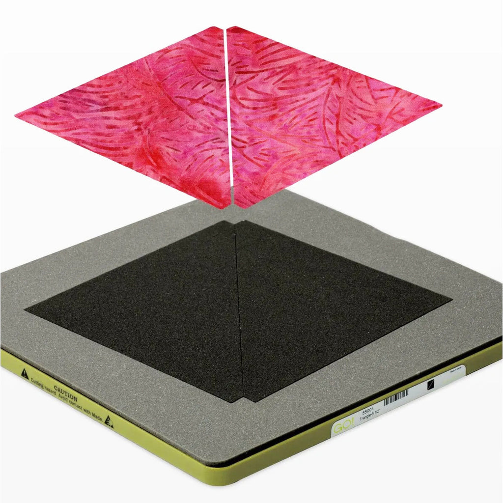 GO! Half Square Triangle-6" Finished Square die - additional product image