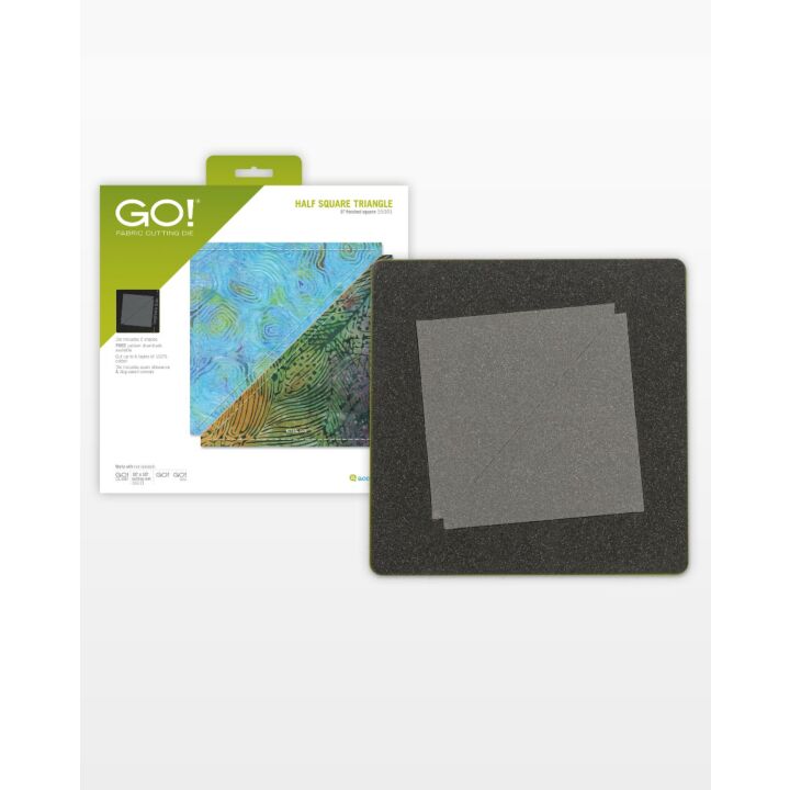 GO! Half Square Triangle-6" Finished Square die