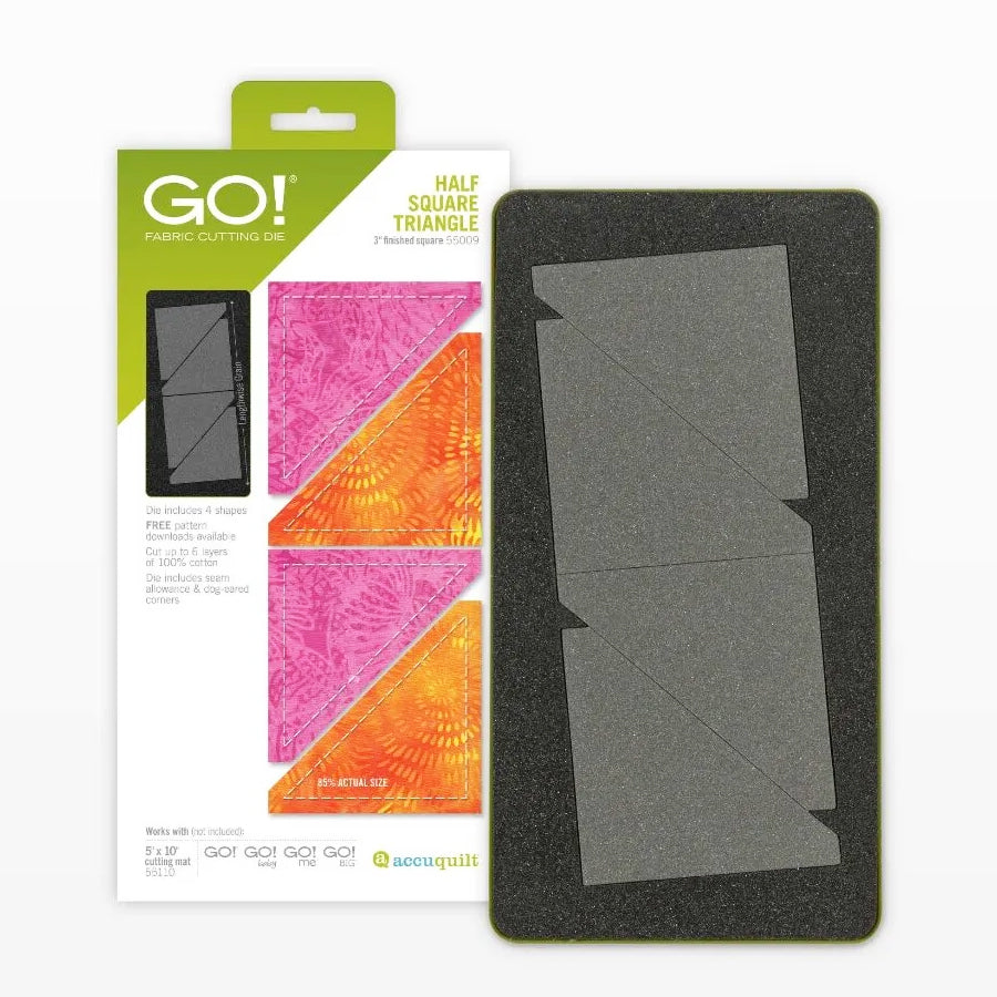 GO! Half Square Triangle-3" Finished Square Die - additional product image