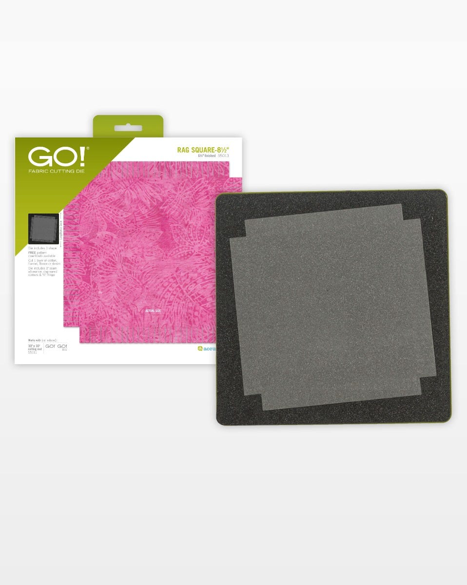 GO! Rag Square-8 1/2" Die