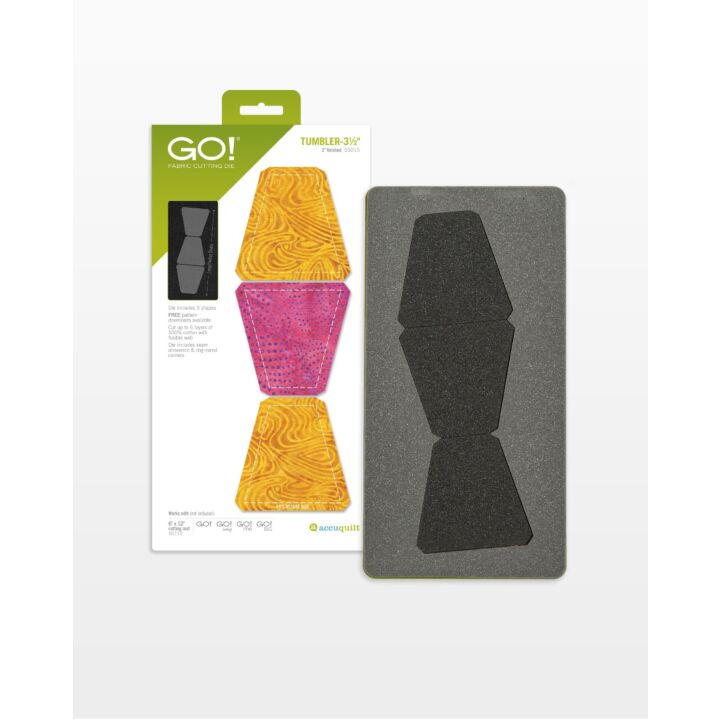 GO! Tumbler - 3 1/2" (3" Finished) - AccuQuilt SKU 55015