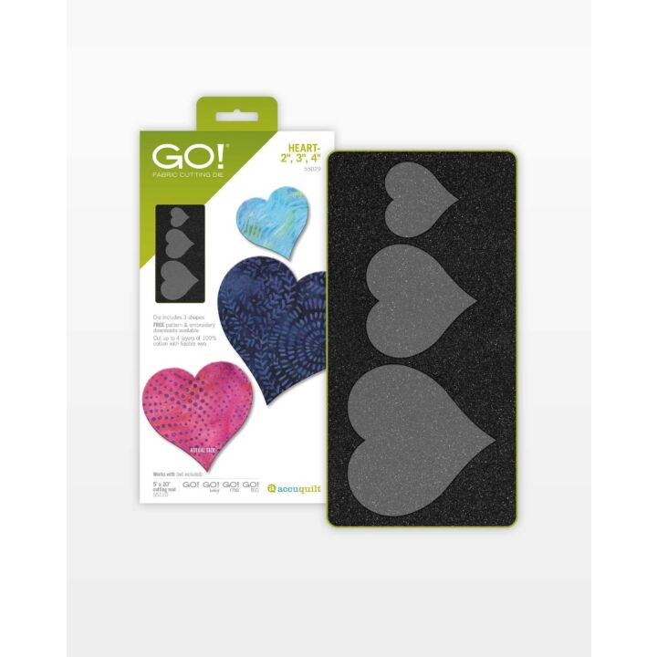 GO! Heart-2", 3", 4" Die