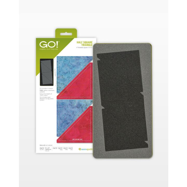GO! Half Square Triangle-4" Finished Square