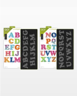GO! Carefree Alphabet Uppercase Set (2-Die Set)