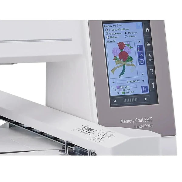 Janome Memory Craft 550E Limited Edition Embroidery Only Machine (J-550ELE) – additional product view 4