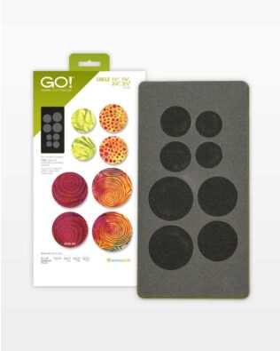 GO! Circle-1 1/2in, 1 3/4in, 2 1/4in, 2 1/2in Applique Die