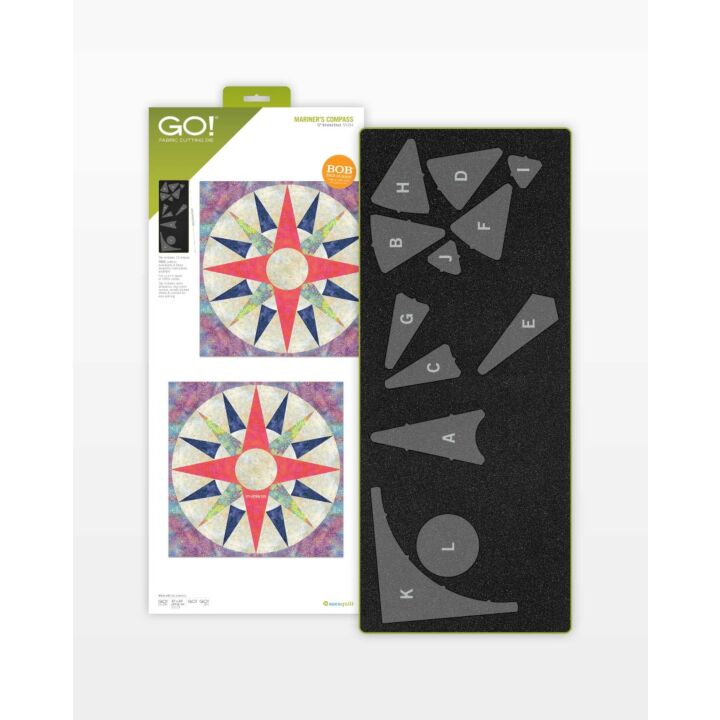 AccuQuilt GO! Mariner's Compass-12" Finished Die - item '55194
