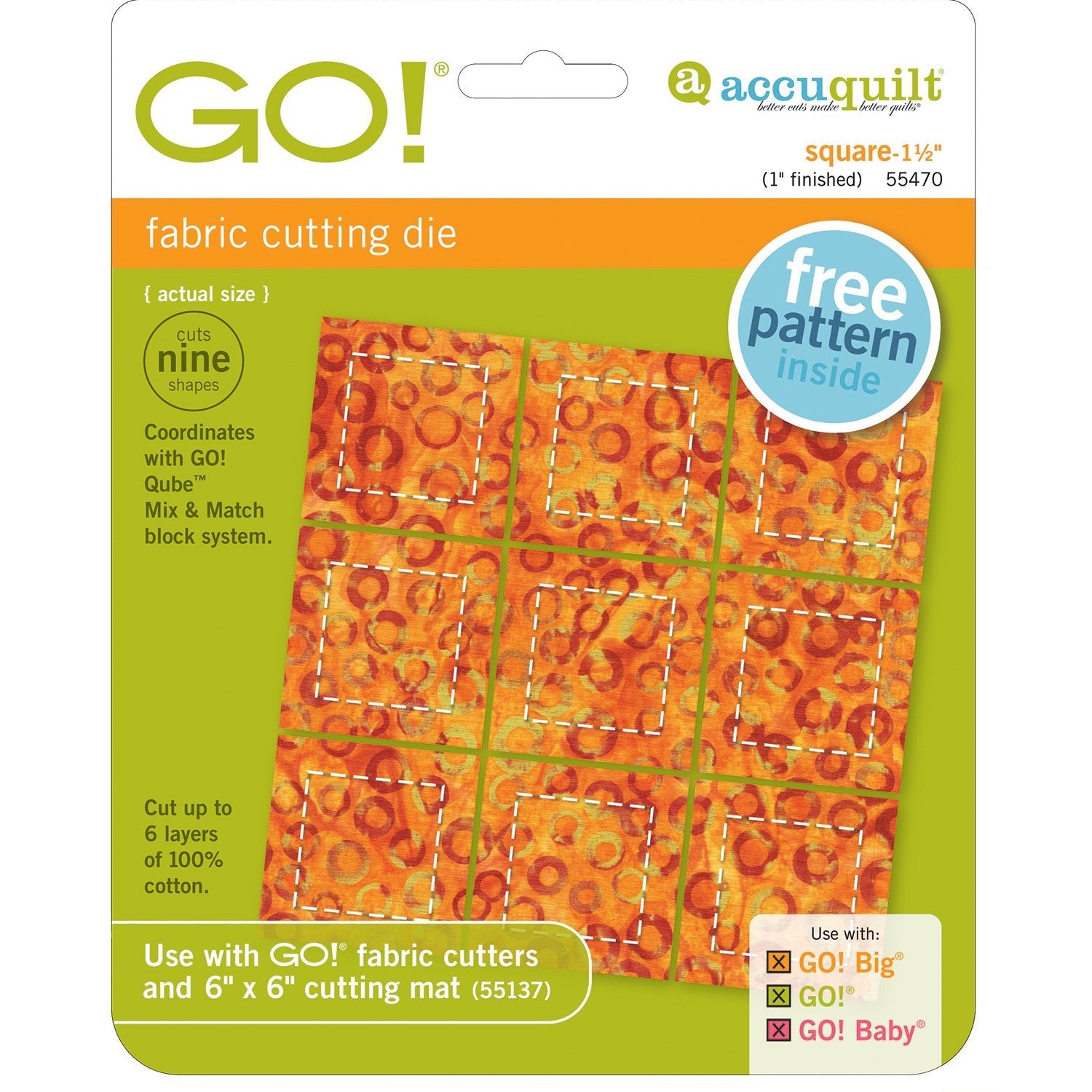 Threading Dice GO! Square-1 1/2