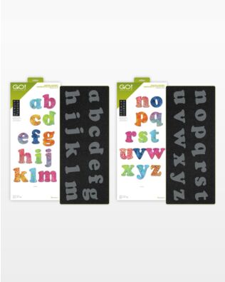 GO! Carefree Alphabet Lowercase Set (2-Die Set)