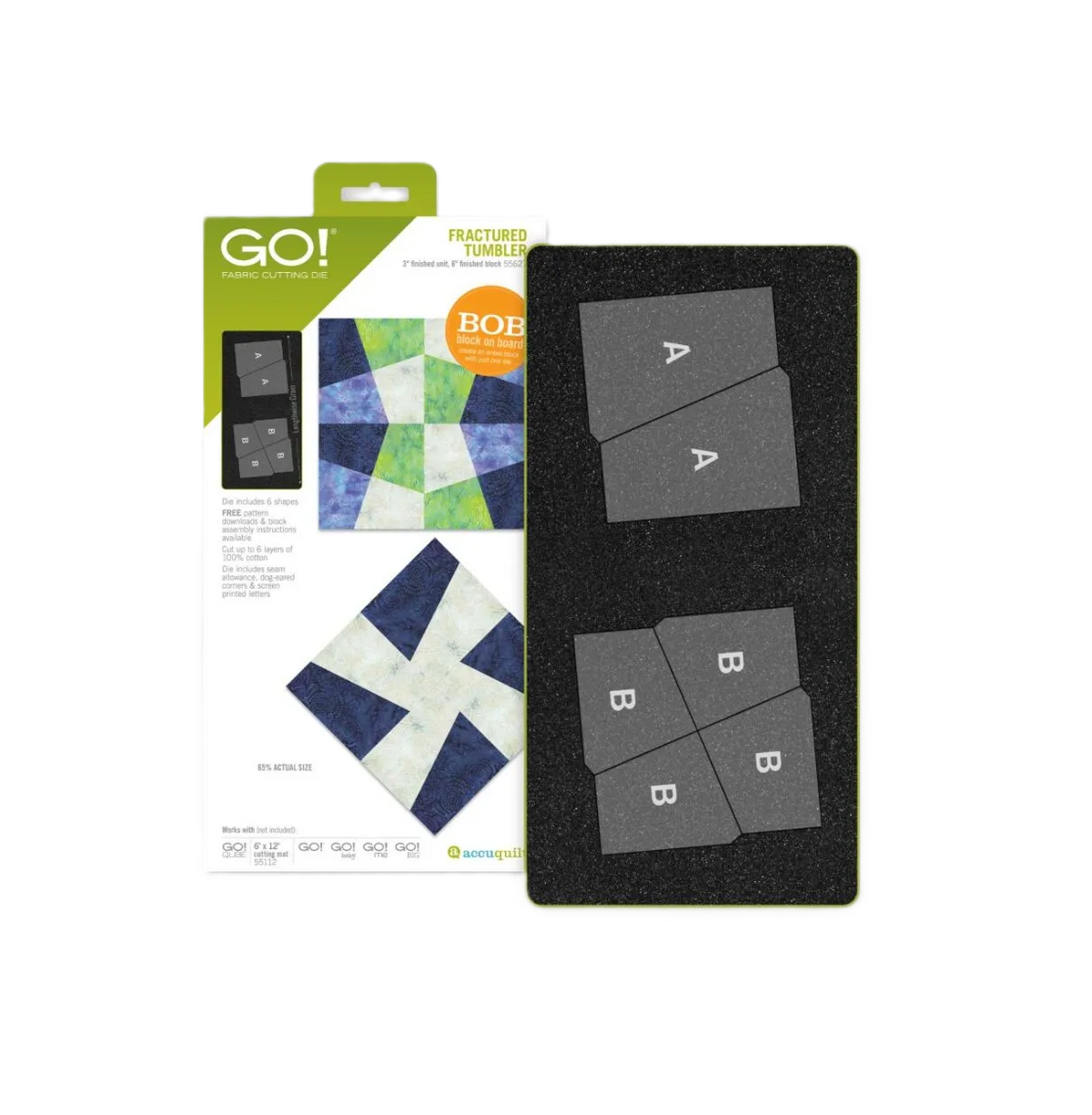 GO! Fractured Tumbler-3" Finished Die