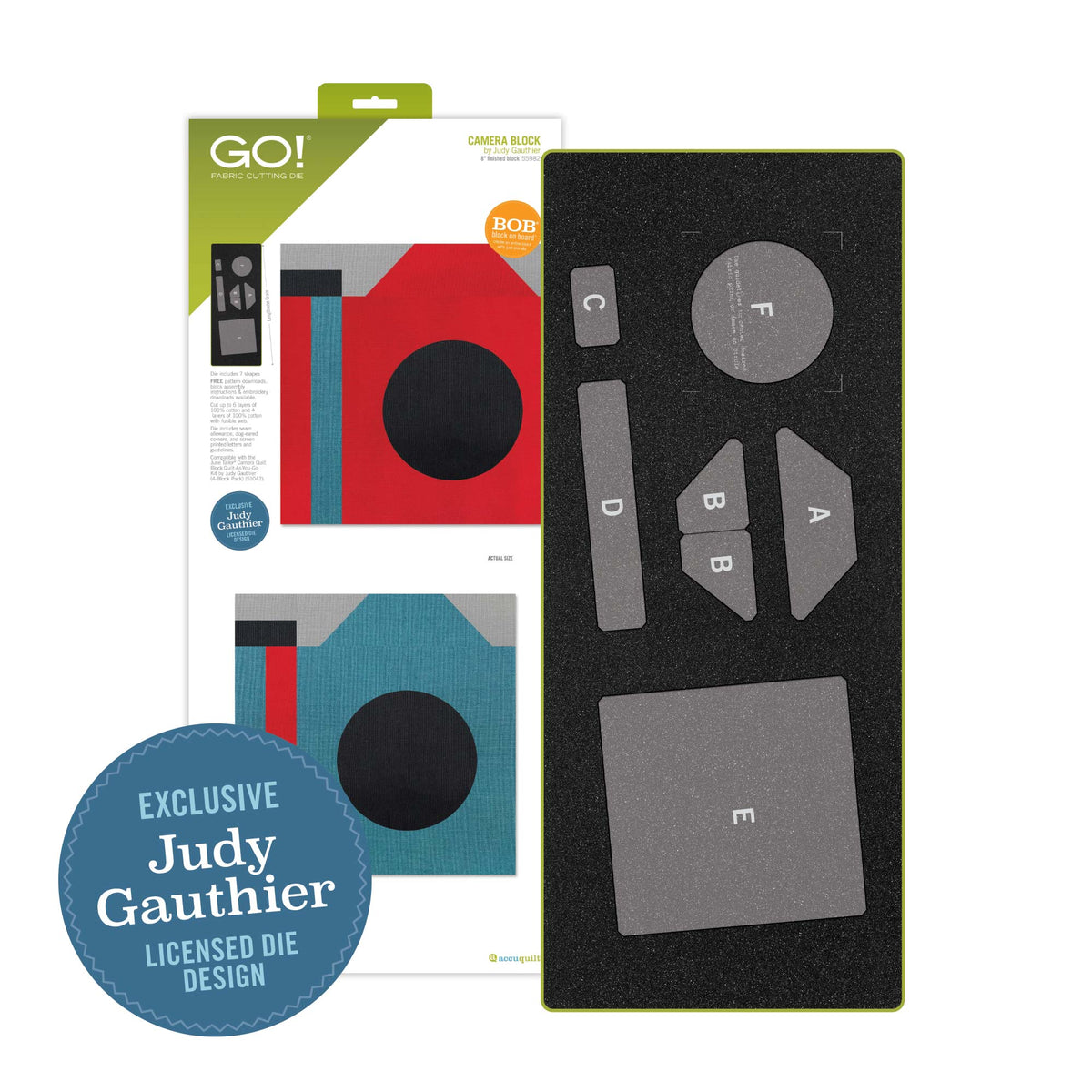 GO! Camera Block-8" Finished Die by Judy Gauthier