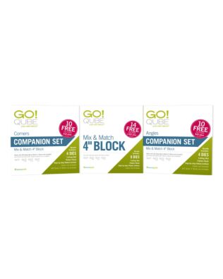 GO! Qube 4" Building Blocks Bundle - AccuQuilt product image