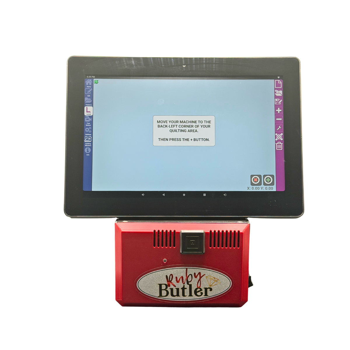 Butler Ruby Edition Quilting Robotics with 12" EPC Display For Mid & Long Arm Quilting Machines – additional product view 5