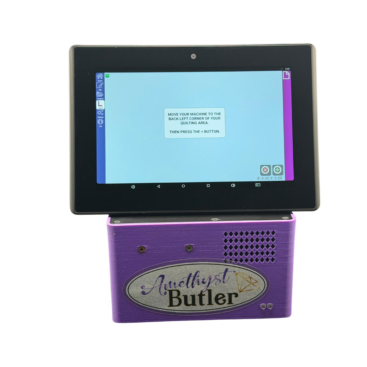 Butler Amethyst Entry-Level Quilting Robotics with 8" EPC Display For Mid Size Long Arm Quilting Machines – additional product view 3