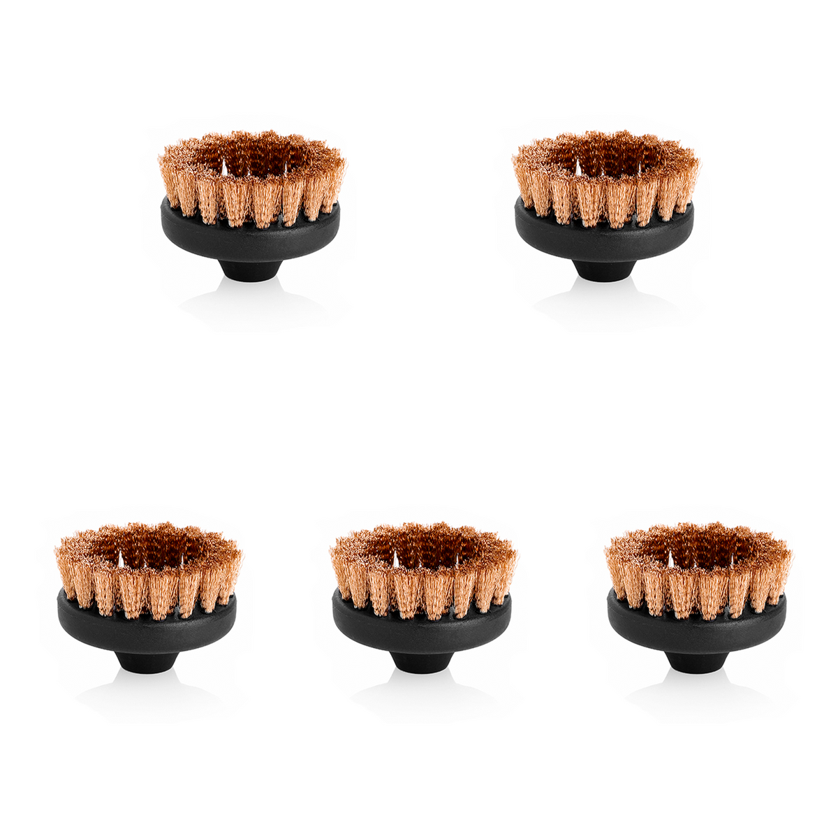 Reliable 2000CVA60B 60mm Brass Brush for Tandem Pro 2000CV, 5 Pack