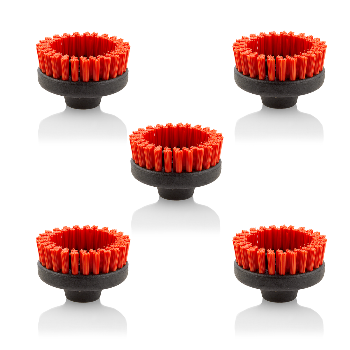 Reliable 1000CCA60NR 60mm Nylon Brush (Red) for Brio Pro 1000CC, 5 Pack